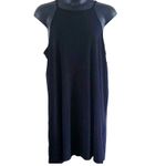 SO NWOT  Juniors’ Black Halter Neck Ribbed Tank Dress – Size 2X Photo 1