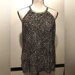 Women's Black and White Halter Top Photo 1