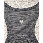 Lululemon Essential Tank Top in Heathered Black Gray Razor Back 6 Women's Photo 4