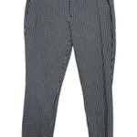 Gap  Gingham Navy White Crop Pants Size 2 Office Casual Preppy Photo 0