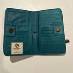 Spartina 449  New York City Map Wallet - Black and Teal snap button Photo 4