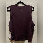 Lululemon  NWT Swiftly Cropped Oversized Tank Top Goodnight Plum Size 14 Photo 6