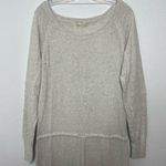 prAna New  Leigh Long Sleeve Dress in Oatmeal Heather size L Photo 3