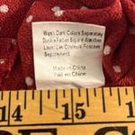 Relipop  Women’s Wrap with Ruffle Hem Mini Red with white polka dot Dress Photo 12