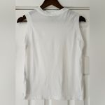 All Saints White Sleeveless Top Size Medium NWOT Photo 2