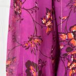 Ulla Johnson Ulla‎ Johnson Abelia Kaftan Maxi Dress Size 2 Pink Long Sleeve Floral Tier Flowy Photo 10