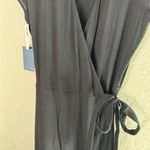 Wilfred Aritzia  Free Jessa True Black Maxi Wrap Dress Size S NWT Photo 3