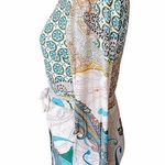 NWT ~ GRIFFLIN Paris Boho Blouse Shirt Bohemian Print Dress ~ Women's Size SMALL Photo 2