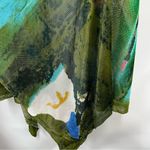 Dor Dor Couture L artsy mesh floral Beachy duster open kimono Multicolor Blue Size L Photo 12