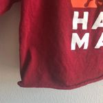 Disney  Crop Top Lion King Hakuna Matata Raw Hem Long Sleeves Sweatshirt Sz M GUC Photo 7