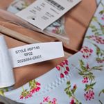 J.Crew  Knot bandeau bikini top in cloud meadow floral‎ 3X NWT Photo 4