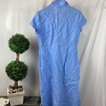 Talbots 100% Linen Short Sleeve Midi Dress 12 Photo 1