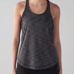 Lululemon Heathered Black Long Distance Tank Photo 0
