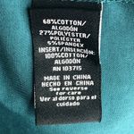 Sharagano Teal Lattice Sleeve Knit to Fit Blouse - Size Medium Photo 9