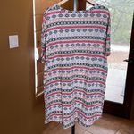 secret treasures NWT Women's Short Sleeve Winter White Sleep Shirt Size L / XL Photo 7