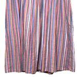 Madewell  Women’s Scoop Neck Tank Dress Rainbow Stripe Size Small Photo 6