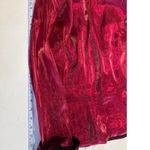 J.R. NITES by Carol Lin Liquid Metal Ruby Vintage Jacket Women's Size 8 GLAM Y2k Red Photo 8