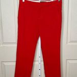 Banana Republic  italian fabric wool blend Crop Pants Womens Red size 4 Photo 1