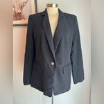 Loft Black Fluid Modern Blazer Jacket Women's Photo 3