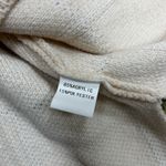 Ecowish Beige Grid Paneled turtleneck sweater Photo 3