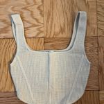 Babaton Aritzia  Cream Knit Tank Top Photo 1