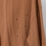 VICI Distressed Cotton Oversized Tee - Tan - Size Small/Medium Photo 1
