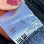 Uniqlo  Jeans Womens Size 28 Blue Distressed Ripped Skinny Leg Frayed Hem Photo 5