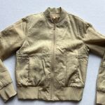 Lululemon Size 4 Non Stop Bomber Jacket Reversible Tan Quilted Lightweight Coat Photo 8