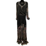 Camilla Off shoulder shirred "Restless Nights" 100% silk gown size S NWT $749 Photo 3