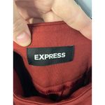 EXPRESS  XS High Waisted Flare Leggings Stretch Pull On Pants Red‎ Brick Photo 6