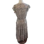 Animal Print Tiered Ruffled Maxi Dress Large Unleash Your Inner Glam Photo 1