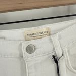 Current/Elliott Jeans Size 26 NWT Boulevard Crop Boot Optic White Stretch Denim Photo 10
