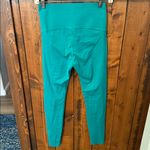 Fanka Leggings Womens Body Sculpt Green Compression Reversible Workout Pant Size M Photo 2