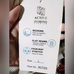 ACTIVE DOMINO FASHION wicking flat seams four ways stretch soft comfy hooded NWT White Size L Photo 4