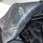 Vintage Suede Black Leather Western Mid Photo 14