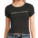 Taylor Swift Originality Short Sleeve Taylor's Version Graphic Baby T Shirt Grey Swiftie M Photo 0