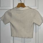 Hazel Moon XS Cream Sweater Crop Photo 1