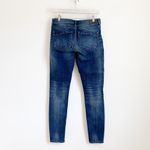 EXPRESS Pearl Embellished Blue Denim Mid Rise Ankle Legging 4 Photo 4