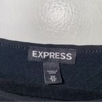 EXPRESS Black Amber Beaded Studded Rockercore Short-sleeved Tee Shirt Top Small Photo 7