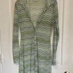 Ultra Flirt  Green Long Sleeve V-Neck Sheath cardigan Photo 0