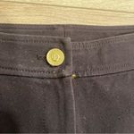 St. John  Women’s Brown Straight Leg Professional Business Casual Pants Size 4 Photo 2