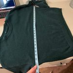 Cotton Jewel Emerald Green Soft Knit Ostrich Feather Sleeve Trim Sweater Size M Size M Photo 11