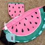 NWT Watermelon Fanny pack with matching koozie Green Photo 2