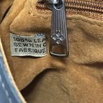 Patricia Nash Rose Tooled Collection Micaela Safflower Blue Leather Purse Photo 10