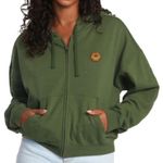 RVCA x Rose Machado Court Zip-Up Hoodie for Women - Mocha Photo 1