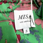MISA Los Angeles NWT Amalya Dress Small Peony Green Floral Ruffle Mini Smocked Photo 5