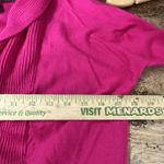 Ralph Lauren  Cardigan M 100% Cotton Lightweight Open Front Pink 3/4 Sleeve Photo 4