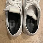 P448  Calf Hair John Embellished Low Top Sneakers Glitter Fur Size 38/7.5-8 US Photo 10