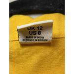 Lucy & Yak Ragan Boilersuit Jumpsuit Yellow Organic Cotton Wide Leg Denim US 8 Photo 2