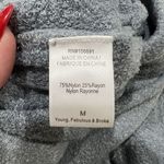 Young Fabulous and Broke Size M Jogger Sweatpants Fuzzy Soft Pocket Grey Stretch Photo 7